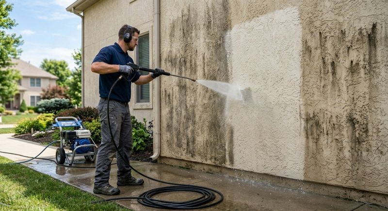 Stucco Power Washing